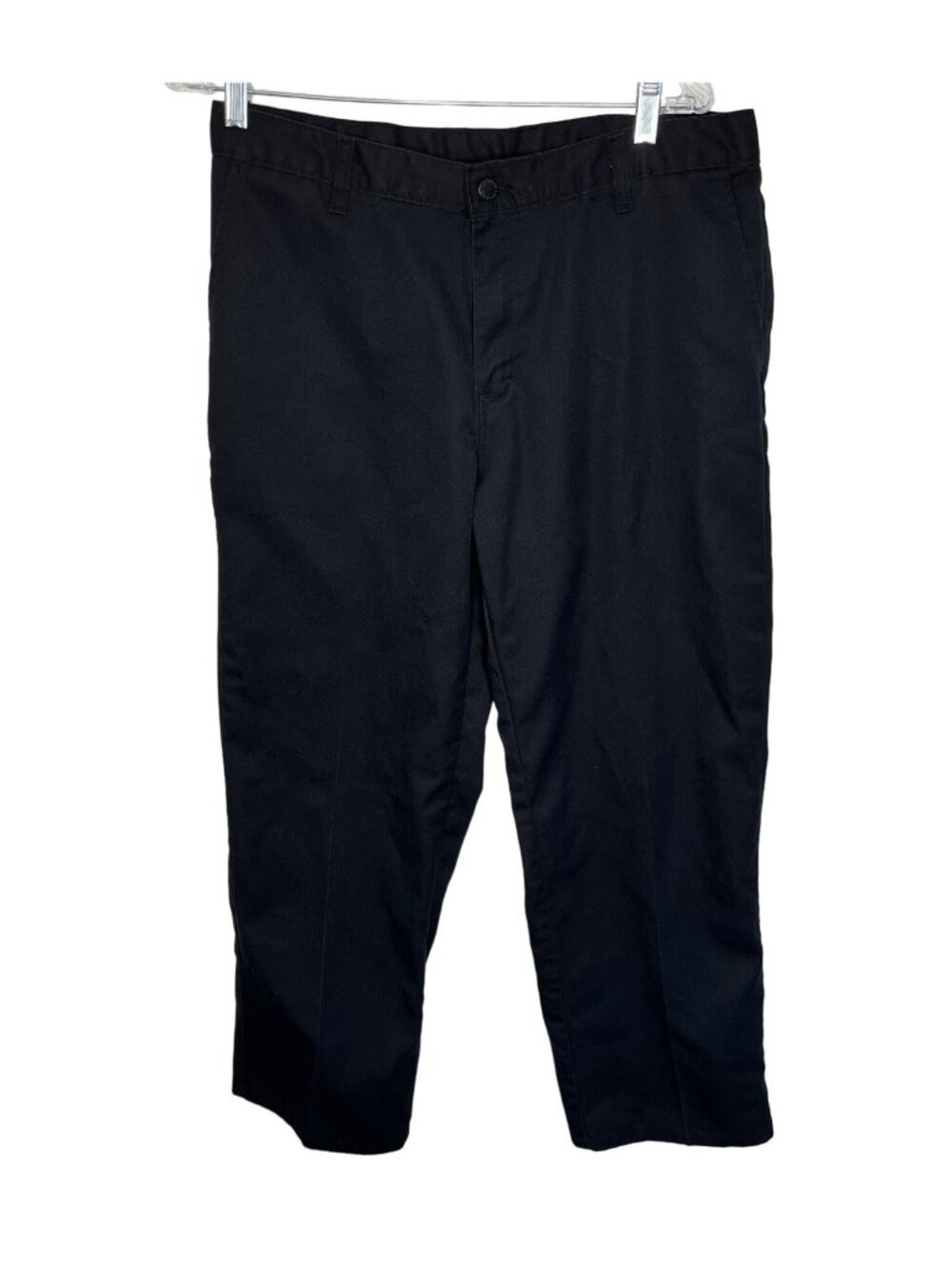 Dickies Mens Black Work Pants 34x30 Durable Polyester Cotton Blend 21a